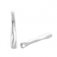 Breloques en métal DQ® barre Argenté antique (sans nickel)