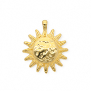 Breloques en métal DQ® soleil Doré (sans nickel)