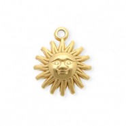Breloques en acier Inox soleil Doré