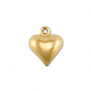 Breloques en acier Inox coeur Doré