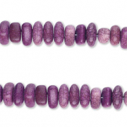 Perles en céramique en forme de galet Crème de mûre