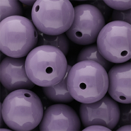 DQ Perles acryliques 16 mm brillant Purple haze 18-3718 TCX