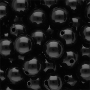 DQ Perles acryliques 12 mm brillant Black