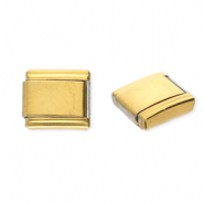 Apprêts en acier inox breloques pour bracelet italien Doré