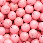 Perles en céramique 16 mm Rose