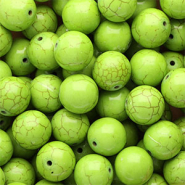 Perles en céramique 16 mm Vert