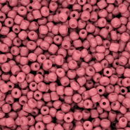 Perles de rocailles 8/0 (3 mm) Rose saumon