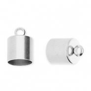 Apprêts en acier Inox embout Ø6 mm avec anneau Argenté