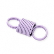 Apprêts colorés connecteur à ressort spirale Violet clair