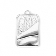 Breloques en m&eacute;tal DQ sardines en conserv Argent&eacute; antique (sans nickel)