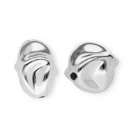 Perles acryliques ovale Argenté
