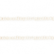 TQ Perles d'eau douce rondelle Natural white