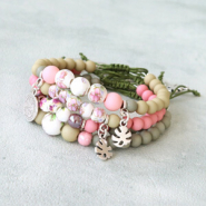 Sets d'inspiration Des bracelets mignons avec des perles en céramique