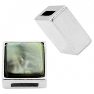 Cabochons Cuoio carré plat Polaris 20 mm Découvrez aussi les poussoirs carrés avec serti pour ces cabochons
