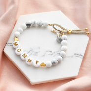 Sets d'inspiration Inspiration: bijoux mère & fille avec des perles lettres