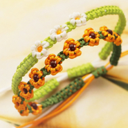 Confection de bijoux: Technique de fleur en macramé DIY