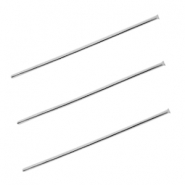 Clou à tête plate en acier inox 35mm argenté (inox)