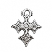 Breloques en métal TQ croix celtique argenté antique