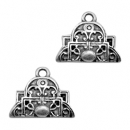 Breloques en métal TQ triangle style Boho argenté antique