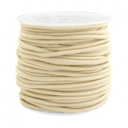 Fil &eacute;lastique color&eacute; 2.5mm Beige dor&eacute;