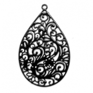 Pendentifs bohèmes en forme de goutte noir