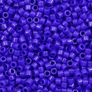 Perles Miyuki delicas 11/0 Opaque bleu cobalt DB-726