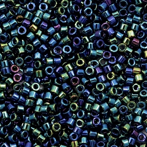 Perles Miyuki delicas 11/0 Metallic iris dark blue DB-2
