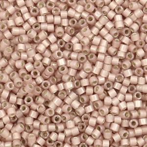 Perles Miyuki delicas 11/0 Silverlined opal shell DB-1459