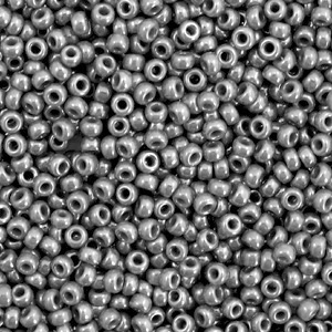 Perles de rocailles Miyuki 11/0 Opaque luster smoke grey 11-2479