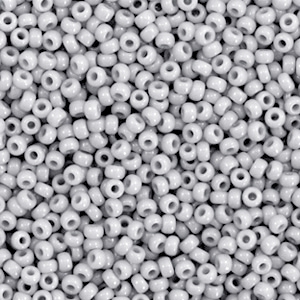 Perles de rocailles Miyuki 11/0 Opaque gray 11-498