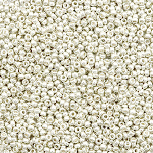 Perles de rocailles Miyuki 15/0 Galvanized silver 15-1051
