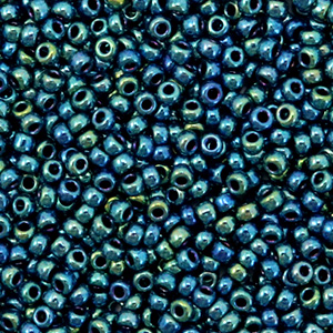 Perles de rocailles Miyuki 11/0 Metallic iris indigo blue 11-467