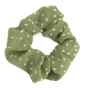 Chouchous pour cheveux pois Vert