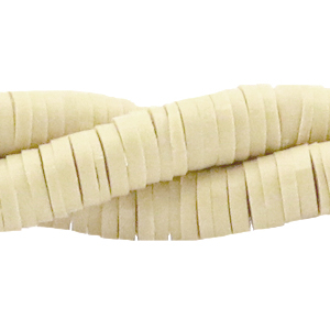 Perles Katsuki Heishi 6mm beige sable