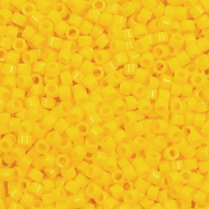 Perles Miyuki delicas 11/0 Opaque canary yellow DB-1132