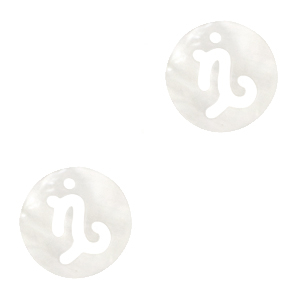Pendentifs coquillage specials capricorne Blanc (couleur naturelle)
