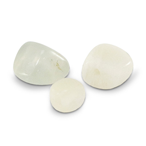Pierres naturelles perles Pierre de lune Blanc