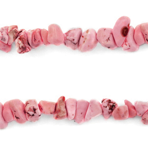 Perles Chips Rose past&egrave;que