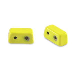 Perles tile rectangle Jaune