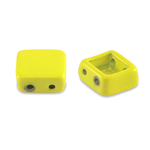 Perles tile carr&eacute; Jaune