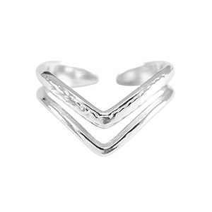 Bagues en acier Inox Argent&eacute;