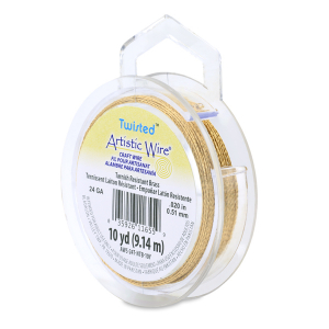 24 Gauge Artistic Wire Laiton anti-ternissement
