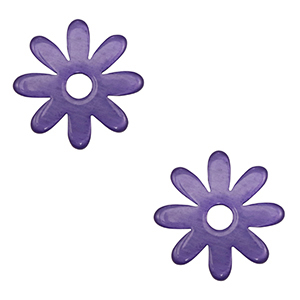 Pendentifs Polaris Elements Lucido fleur Violet purple ultra