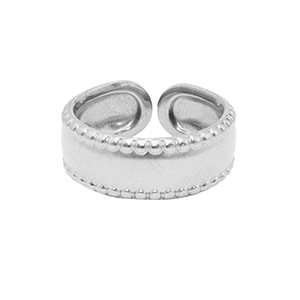 Bagues en acier Inox Argent&eacute;