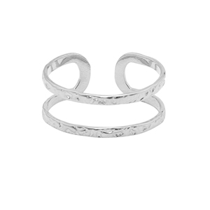 Bagues en acier Inox Argent&eacute;