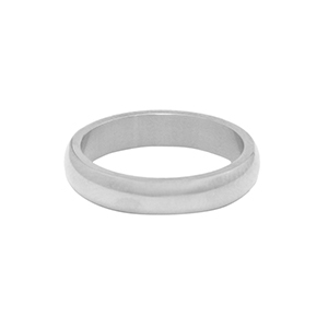 Bagues en acier Inox Argent&eacute;