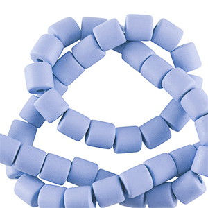 Perles en polym&egrave;re 6mm Bleu b&eacute;at