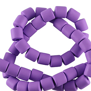 Perles en polym&egrave;re 6mm Violet