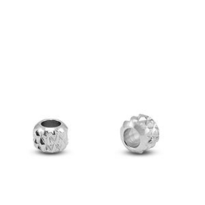 Perles en acier Inox 3mm Argent&eacute;