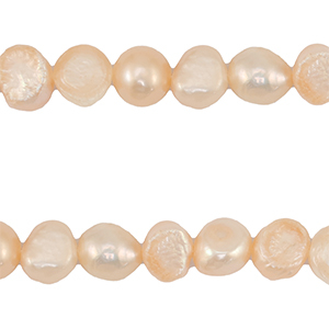 BQ Perles d'eau douce rond 7-9mm Rose p&ecirc;che